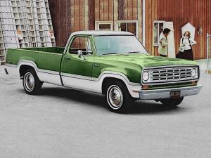 Dodge D100 Sweptline Adventurer Pickup 1974 года